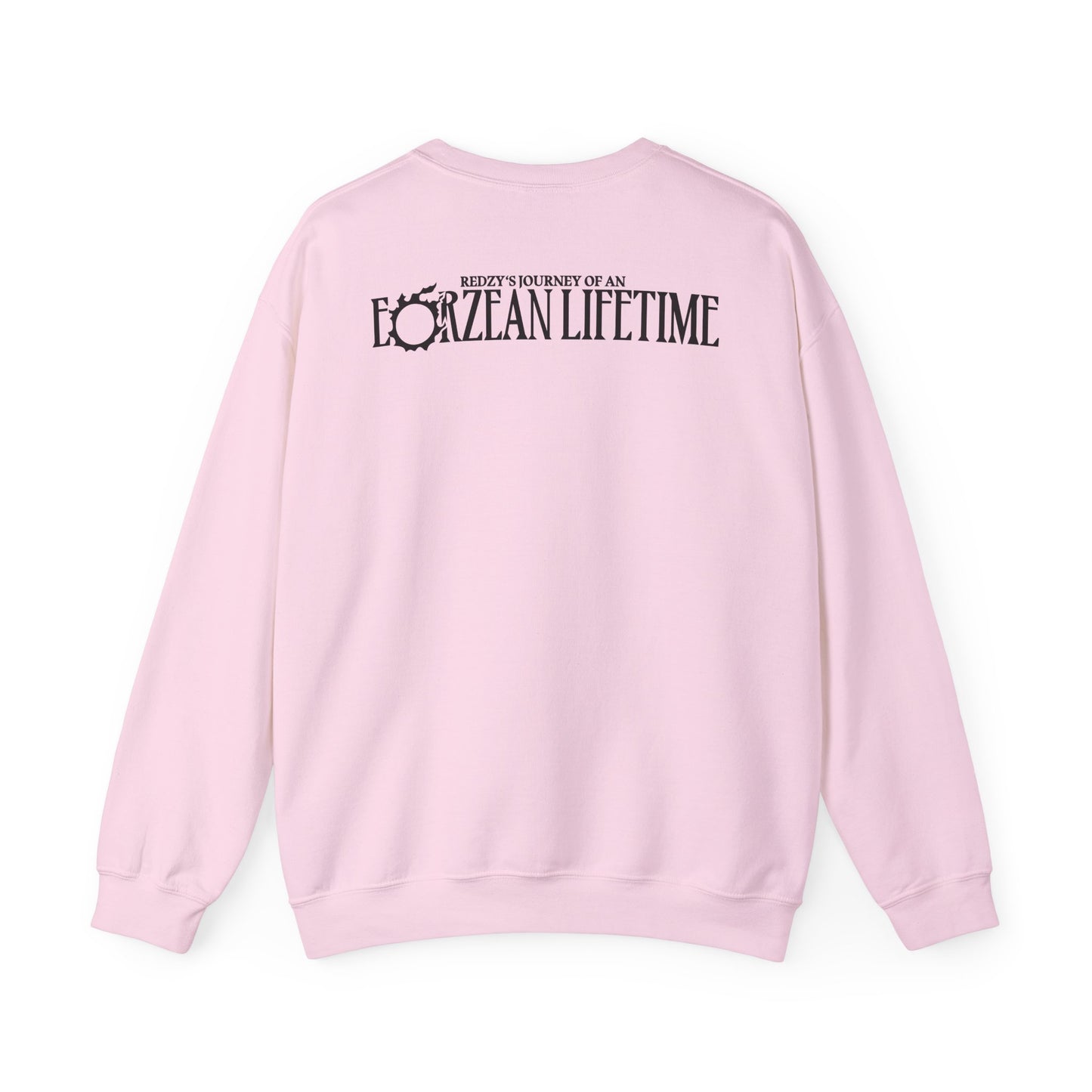 Free Company Logo with Eorzean Lifetime Logo | Unisex Heavy Blend™ Crewneck Sweatshirt