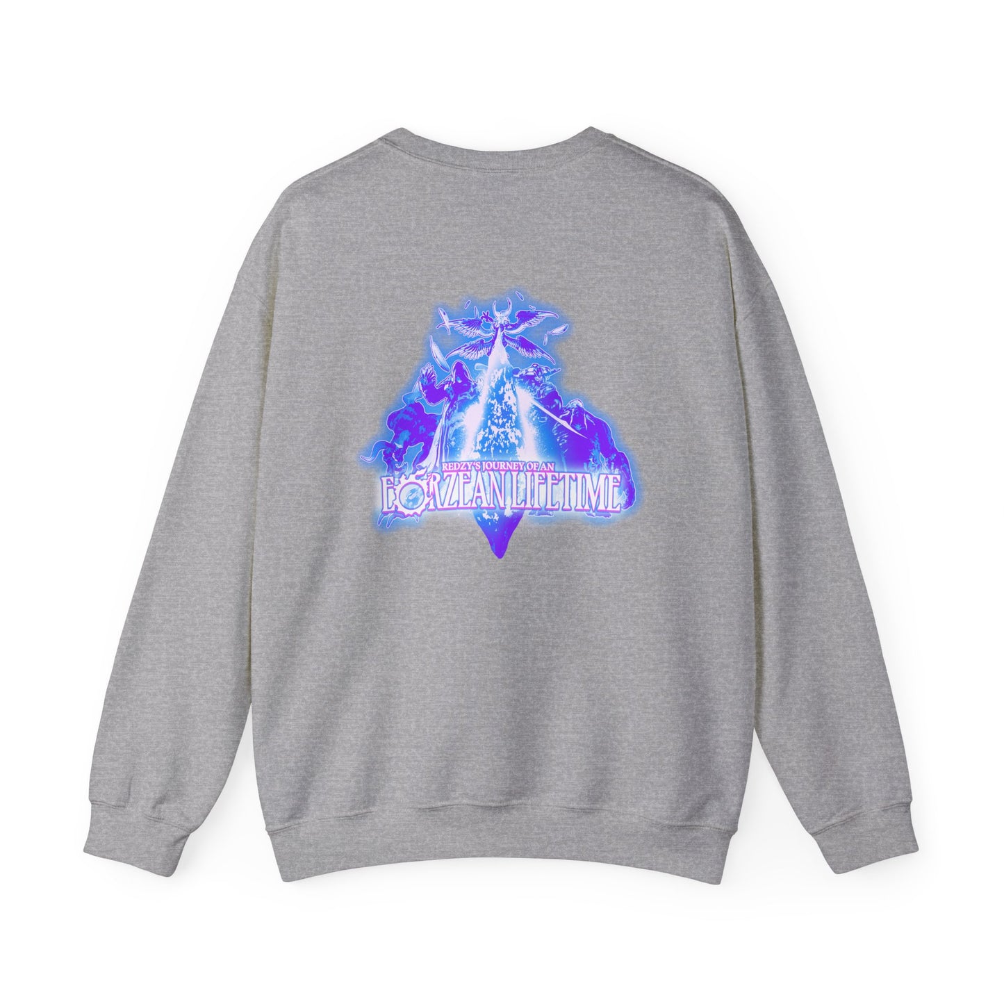 Free Company Logo with ARR Journey Crystal | Unisex Heavy Blend™ Crewneck Sweatshirt