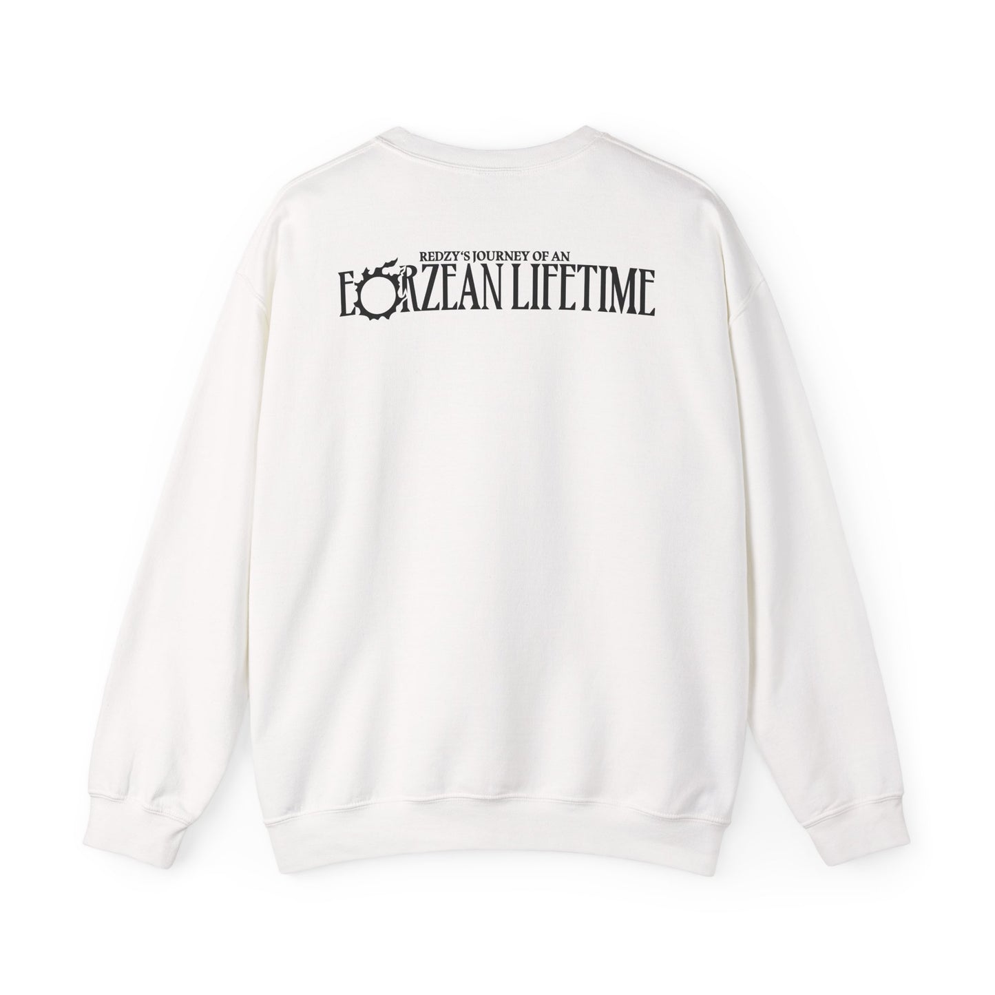 Free Company Logo with Eorzean Lifetime Logo | Unisex Heavy Blend™ Crewneck Sweatshirt