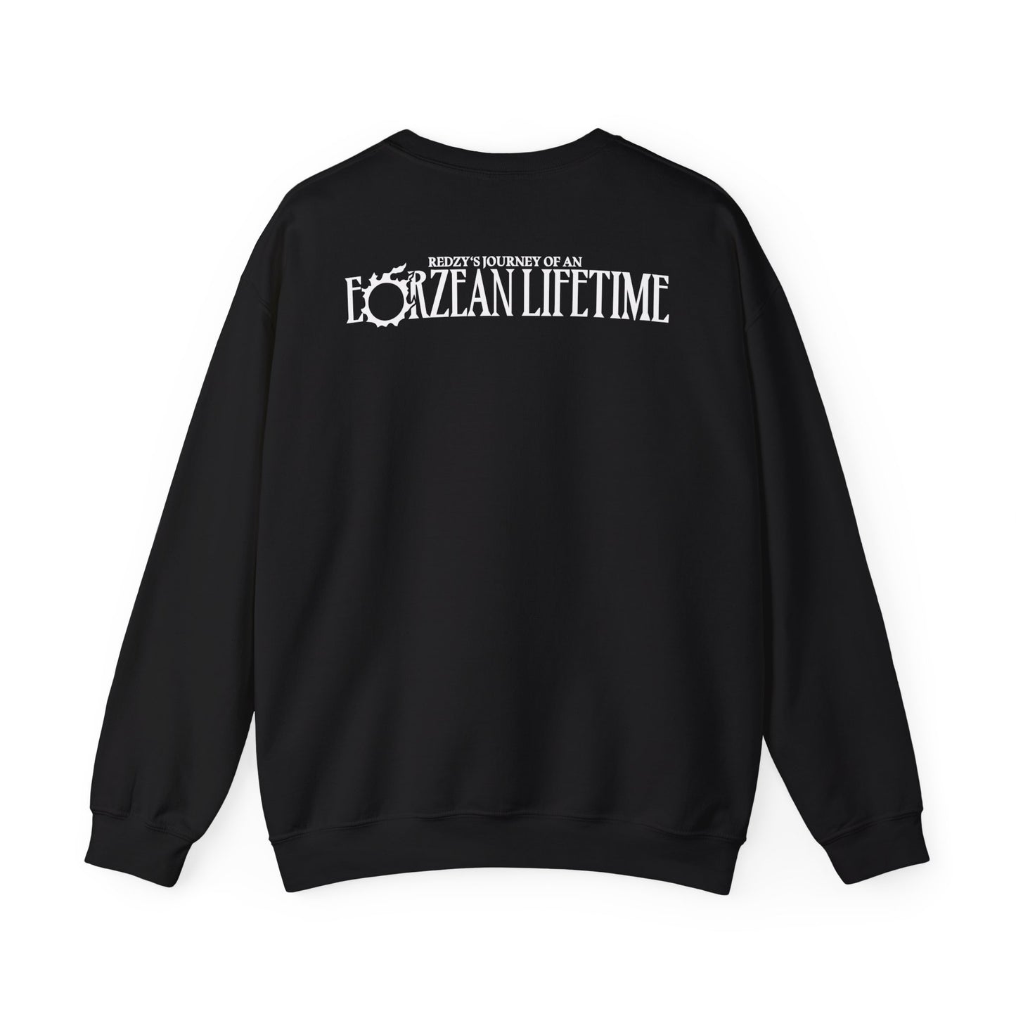 Free Company Logo with Eorzean Lifetime Logo | Unisex Heavy Blend™ Crewneck Sweatshirt