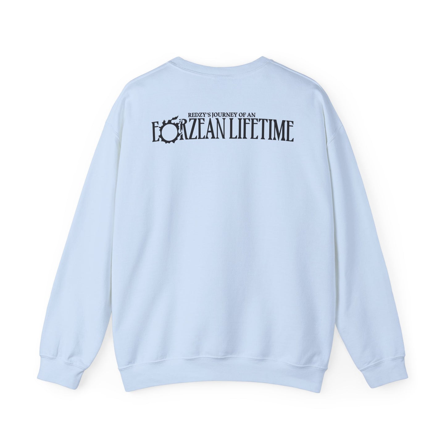 Free Company Logo with Eorzean Lifetime Logo | Unisex Heavy Blend™ Crewneck Sweatshirt