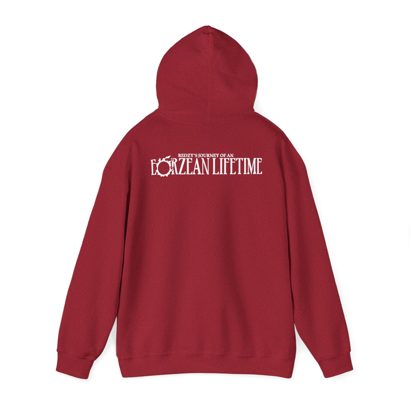 Free Company Logo with Eorzean Lifetime Logo | Unisex Heavy Blend™ Hoodie