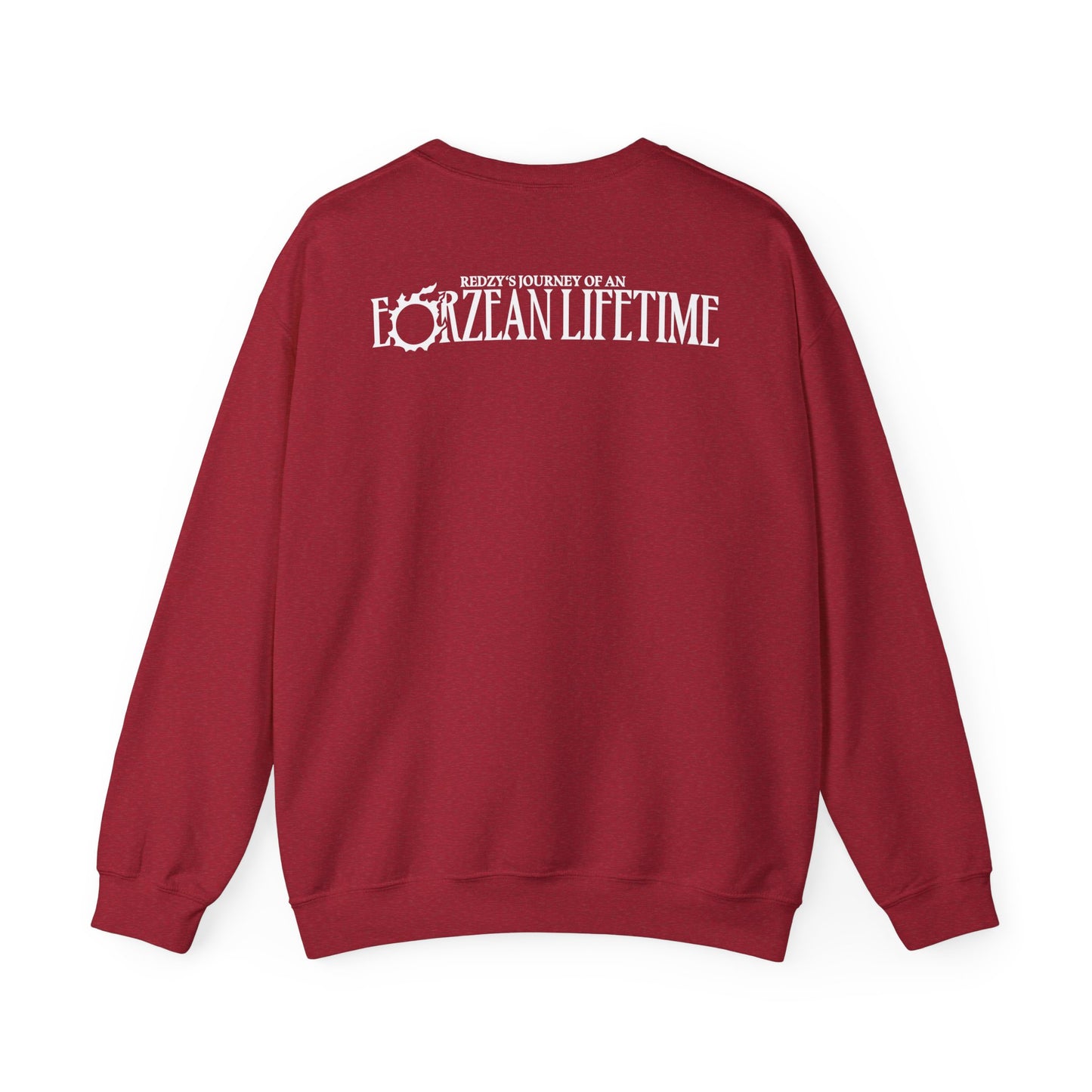 Free Company Logo with Eorzean Lifetime Logo | Unisex Heavy Blend™ Crewneck Sweatshirt