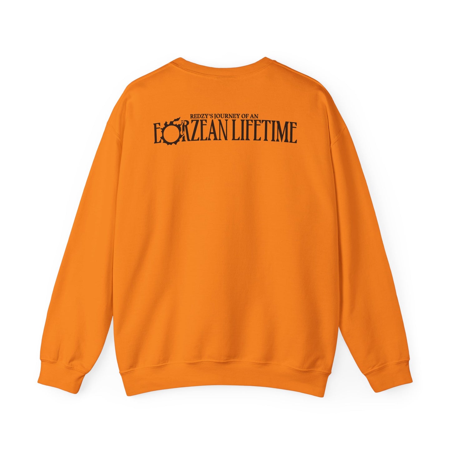 Free Company Logo with Eorzean Lifetime Logo | Unisex Heavy Blend™ Crewneck Sweatshirt