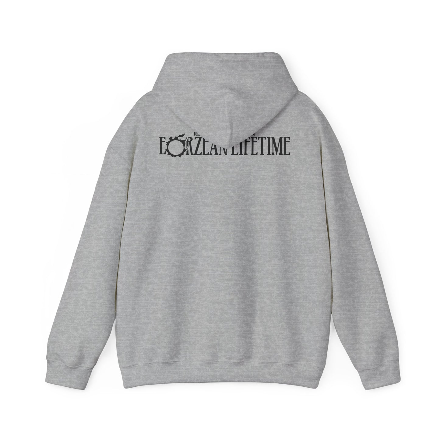 Free Company Logo with Eorzean Lifetime Logo | Unisex Heavy Blend™ Hoodie